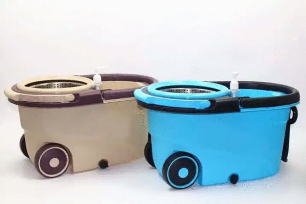 Mopa Giratoria 360° con Cubo y Ruedas – Limpieza rápida, fácil y sin esfuerzo - Imagen 3