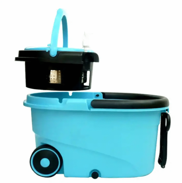 Mopa Giratoria 360° con Cubo y Ruedas – Limpieza rápida, fácil y sin esfuerzo - Imagen 4