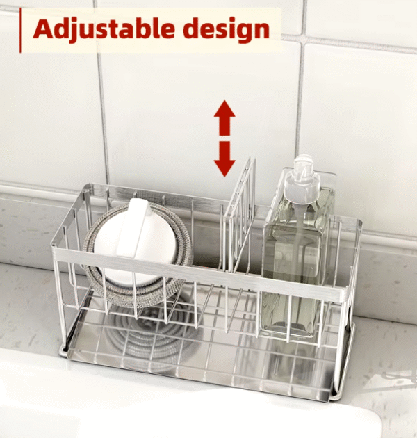 Dispensador para esponja y lavalozas de metal - Imagen 4